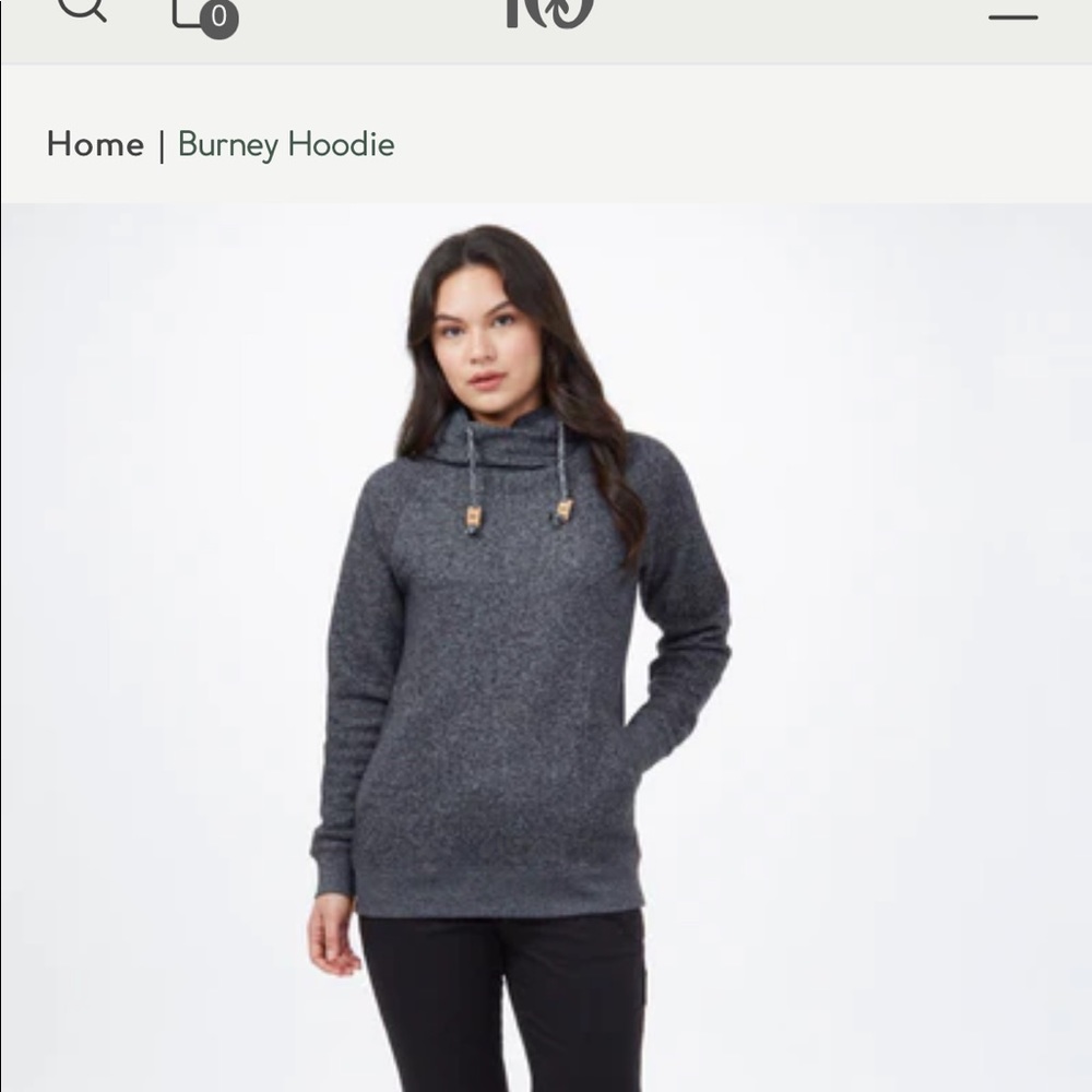 10 tree tentree Burney sustainable pullover hoody- size S